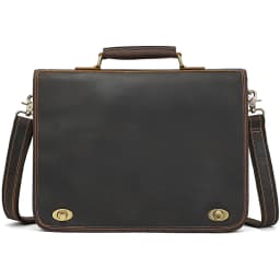 Customize Genuine Leather Laptop Bag Business Travel Briefcase Shoulder Bag Dual Use Men Leather Bags For Office Work Tote Bag