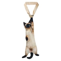 3D Fish Fish-shaped Men's Tie Animal Pattern Lifelike Kitten Necktie Satin Fabric Novelty Creative Neck Tie For Party Wedding