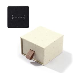 2pcs 8Seasons Paper Pull-Out Drawer Jewelry Gift Box Square Creamy-White For Ring Necklace Bracelets Earrings Gift Packing Box