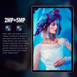 New Android 13 Octa Core 10.1 Inch Tablet PC 8GB RAM 64GB ROM Google Play Dual Cameras Dual SIM Phone Call Bluetooth Wi-fi Table