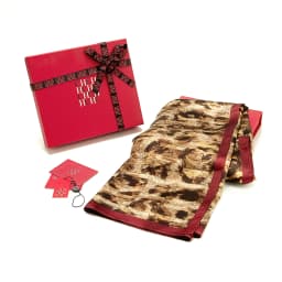 CH Luxurious Iconic Vibrant Pattern Scarf Versatile Styling Gift Box Set For Women Fashion Accessory Premium Holiday Gift