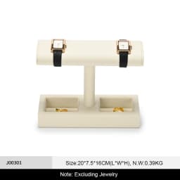 Oirlv Wrist Watch Stand Microfiber Watch Storage Rack Jewelry Bracelet Organizer Rack Bangle Watch Display Holder Showcase Rack
