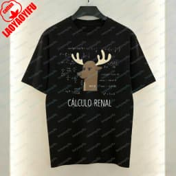 Witty Nerdy Math Cotton T-Shirt Clever Spanish Joke Deer Print Casual Tops Funny Vintage Tee Classic Fashion Men's Clothing