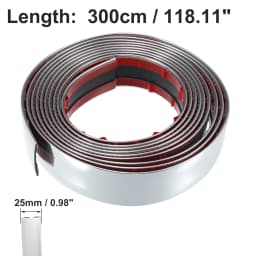 3M/5M Exterior Car Chrome Body Strip Bumper Auto Door Protective Moulding Styling Trim Sticker 6MM 8MM 10MM 12MM 15MM 20MM 30MM