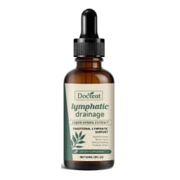 Lymphatic Drainage Drops 60ml Supplement Help Bloat Relief & Immune System Health with Cleavers,Red Clover and Stillingia Root