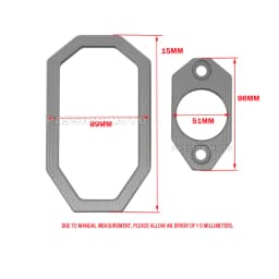 For Honda ADV 350 ADV350 2021-2025 2026 Motorcycle CNC Aluminum Exhaust Hood Decorative Cover Exhaust Tail End Protective Cover