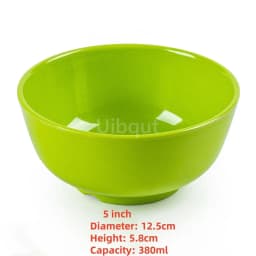 4.5 5 inch 2 10 pcs set Break resistant Melamine Bowl Thickened Flower Rice Soup Snack Bowl Plastic Food Tableware Chinese Bowls