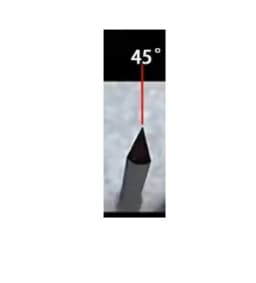 Pneumatic Graver Accessories gold silver Angle Cutter Engraving Knives, Spatula Triangle Metal Blades for Jewelry Making DIY