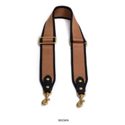 Crossbody bag striped strap canvas nylon strap designer Adjustable shoulder bag replacement with genuine leather parts accessory