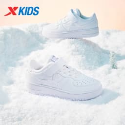 Xtep Kid's Cotton shoes Unisex Winter All-matched Waterproof Non-slip Lightweight Fashion Casual Shoes 676416379362