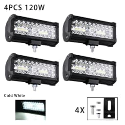 Car Work Light LED Offroad 4x4 Spotlights Fog Lamp Diode Headlight SUV ATV Tractor Boat Trucks Excavator Light Bar 12V 24V