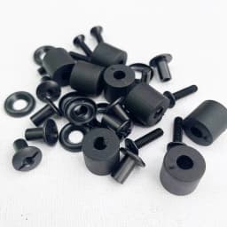 4 Sets Kydex Holster Screw Parts Fast-dialing Sheath Screw Fittings Making K Sheath DIY Waist Clip Screw Accessories