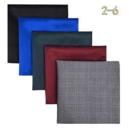 5 Pack Mens Suit Pocket Square Handkerchief Set Various Hanky Lot Classic Gentlemen Wedding Gift Accessories Large Dropshipping