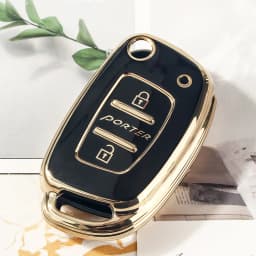 KEYYOU For Hyundai Porter 2 3 Buttons High Quality TPU Car Key Case Cover Keychain Accessories Flip Folding Key Control Holder