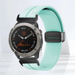 Magnetic Silicone Strap for Garmin watch Fenix 6 6x 7 7x pro 5 5x Plus 3 3HR Quick Fit No Gaps Sports 22mm 26MM Band for Enduro