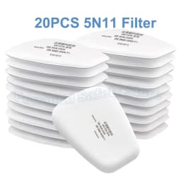 5N11 Dust Cotton Filter Paper 501 Holder For 3M 6001/6200/7502/6800 Chemical Spraying Painting Respirator Gas Mask Accessories