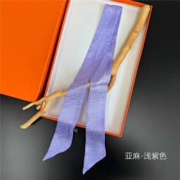 5X100CM Women Narrow Long Scarf Solid flax Silk Rubber Red Tie Bag Ribbon Headbands Luxury Scarf Headscarves Ladies Foulard