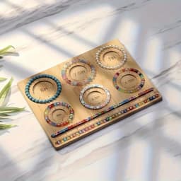 Multi-Bracelet Wood Beading Board Beading Organizer Beading Tray Plate Bead Maker For Jewelry Making Necklace Measuring Tool