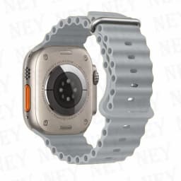 Ocean Band for Apple Watch Ultra 2 49mm 44mm 45mm 42mm 38/40/41mm silicone bracelet correa iwatch series 9 8 7 se 6 5 4 3 strap