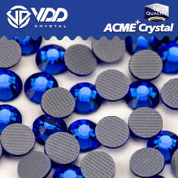 VDD Multi-color ACME+Series Top Quality Glass Hot-Fix Rhinestones Crystal AB Flatback Glitter Strass Stones For Fabric Garment