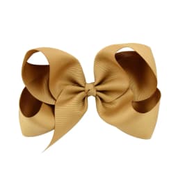 BABY BOWS 1Pcs 6inch Solid Colors Grosgrain Ribbon Hair Clips for Girls Large Hairpins Boutique Barrettes Kids Hair Accessories