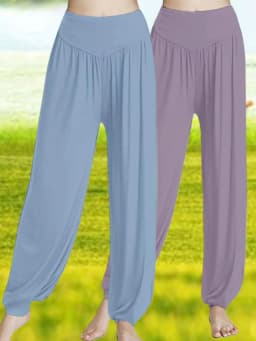 New Yoga Women's Square Dance Practice Pants Modal Cotton Elastic Large Size Loose Lantern Pants Summer Thin Model