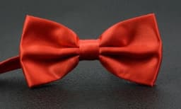 Double-layer bow tie men's business formal bow tie solid color bow tie gift