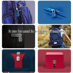 Multi-purpose Password Small Padlock Outdoor Backpack Security Lock Portable Lightweight Alloy Padlock