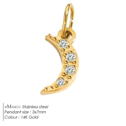 EMANCO Star Sun Pendant Charms for Earrings Necklace Making Supplies Stainless Steel Gold-Plated Diy Jewelry 48 Hour Shipping
