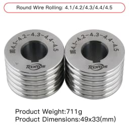 Rolling Mill Auxiliary MOLDS for Bracelet Rolling Machine Round Oval Flat Profiles