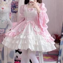 Bow Princess Patchwork Panekked Women Mujer Short Lace Up Spice Girls Cake Vestidos Fairycore Harajuku Japanese Soft Dresses