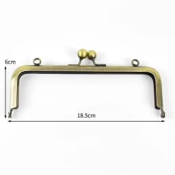 2/5Pcs 8.5/10.5/15/18.5cm Metal Bag Handle Square Smooth Clourse Purse Frame Kiss Clasp Handbag Sewing Brackets Bags Accessories