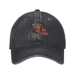 Vintage Darth Maul Jedi Master Lightsaber Logo Baseball Cap for Men Women Distressed Denim Sun Cap Adjustable Fit Hats Cap