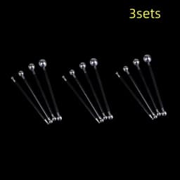 Pottery Dots Sculpture Tool Stainless Steel Polymer Clay Shape Pen Metal Ball Clay Carving DIY Ceramics Decorating Tools