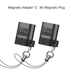PD 240W Fast Charging Magnetic USB C Adapter Extender 480Mbps Data Transfer Type C Adapter For Samsung Iphone 17 Type C Devices