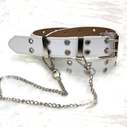 110cm Design White Men Chain Decorative Belt Popular Hip Hop Punk Style Casual Jeans Fashion Wholesale Stock European American