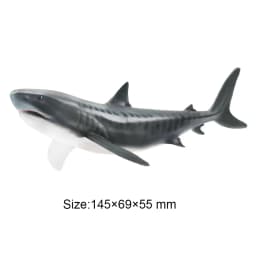 Toymany Simulation Blacktip Reef Shark Ocean Animal Model Toy Mini Figures Dolls Action Figurines Toys for Children Gift