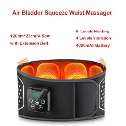 Electric Inflatable Airbag Massage Belt New Upgrade Sideway Extrusion Waist Support Massager Relaxation