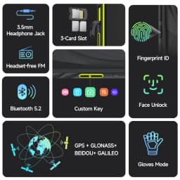 Ulefone Armor X31 4G Rugged Phone Android 14 Smartphone 6.56”12GB RAM 128GB ROM 48MP NFC Night Camera IR Blaster Global Version