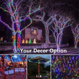 200/300/500LED Fairy String Lights Christmas Tree Twinkle Lights DC24V Outdoor Waterproof Garland Decor for Garden Party Wedding
