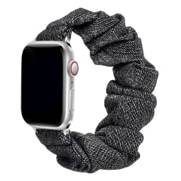 Scrunchie Strap for Apple watch band 44mm 40mm 41mm 45mm 38 42mm 49mm Elastic Nylon bracelet iWatch series 3 6 se 7 8 9 ultra 2