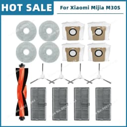 Compatible For Xiaomi Mijia M30S D103CN Replacement Parts Accessories Consumables Main Side Brush Hepa Filter Mop Cloth Dust Bag