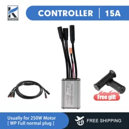 36V/48V 15-30A Waterproof KT Controller for Electric Bike with Light Function for Kunteng Ebike Accessories with Tf01u Display