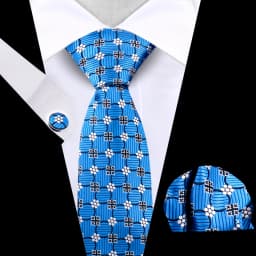 Business Tie For Men Set Necktie Cufflink Classic Handkerchief Suit For Wedding High Quality Stripe Tie Set Formal Gravata Gift