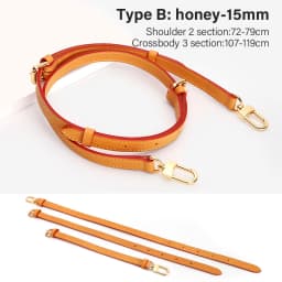 CRAZYSMITH Genuine Leather Bag Strap Replacement For LV Diane Bag Crossbody Handbag Adjustable Shoulder Belts DIY Accessories