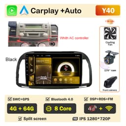 Car Radio Android Auto Player for Nissan March Micra K12 2002- 2010 Wireless CarPlay Intelligent Screen Player GPS Navigation 5G