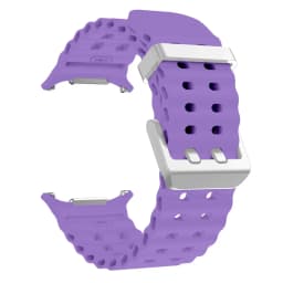 NEW Marine Silicone Strap for Samsung Watch Ultra 47mm Bracelet No Gaps Sport Two-Tone Band for Galaxy 8 Ultra Watchband Straps
