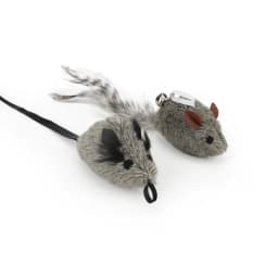 Accessories Mouse Replacement Head for Funny Cat Stick Toy Bell Cats Rod Teaser Kitten Feather Pet Toy