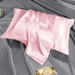 10 Pieces of Sleep Hairstyle Design Tool Set, Curling Iron and Facial Massager, 1 Pillowcase Suitable for Hair and Skin Queen SE
