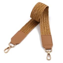 Customized Woven Raffia Bag Straps Women Shoulder Strap Replacement Supplies for Shoulder Bag Pouch Purse Making Crossbody Bag